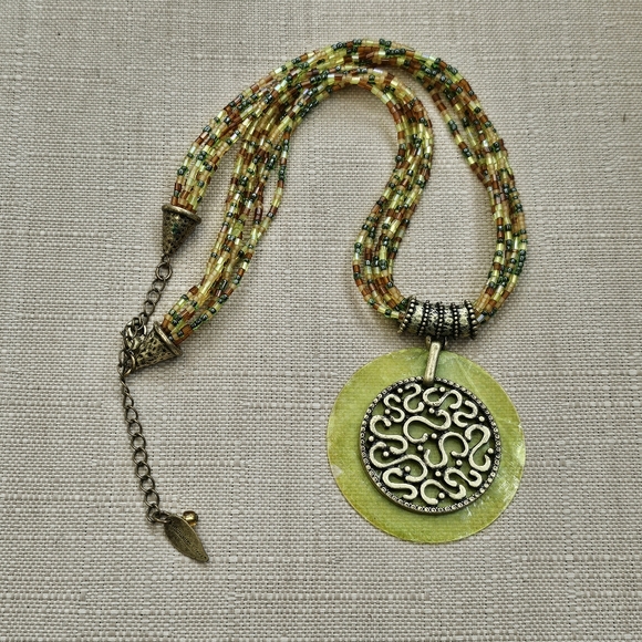 SET! Coldwater Creek Necklace and 925 Rope Ring with 925 Kachina Earrings SET! - Picture 4 of 16